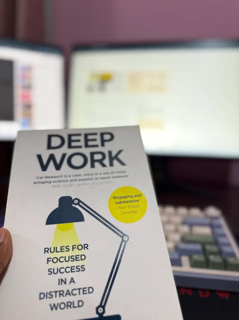 Reading or focused deep work session